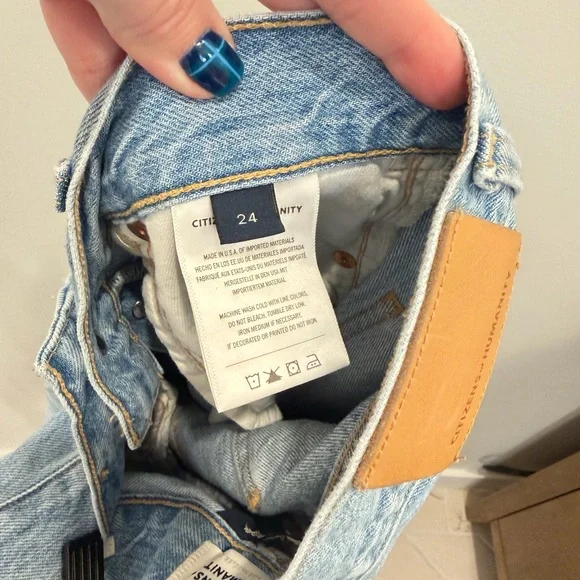 Citizens Of Humanity Annina Light Blue Denim Jeans - Picture 6 of 9